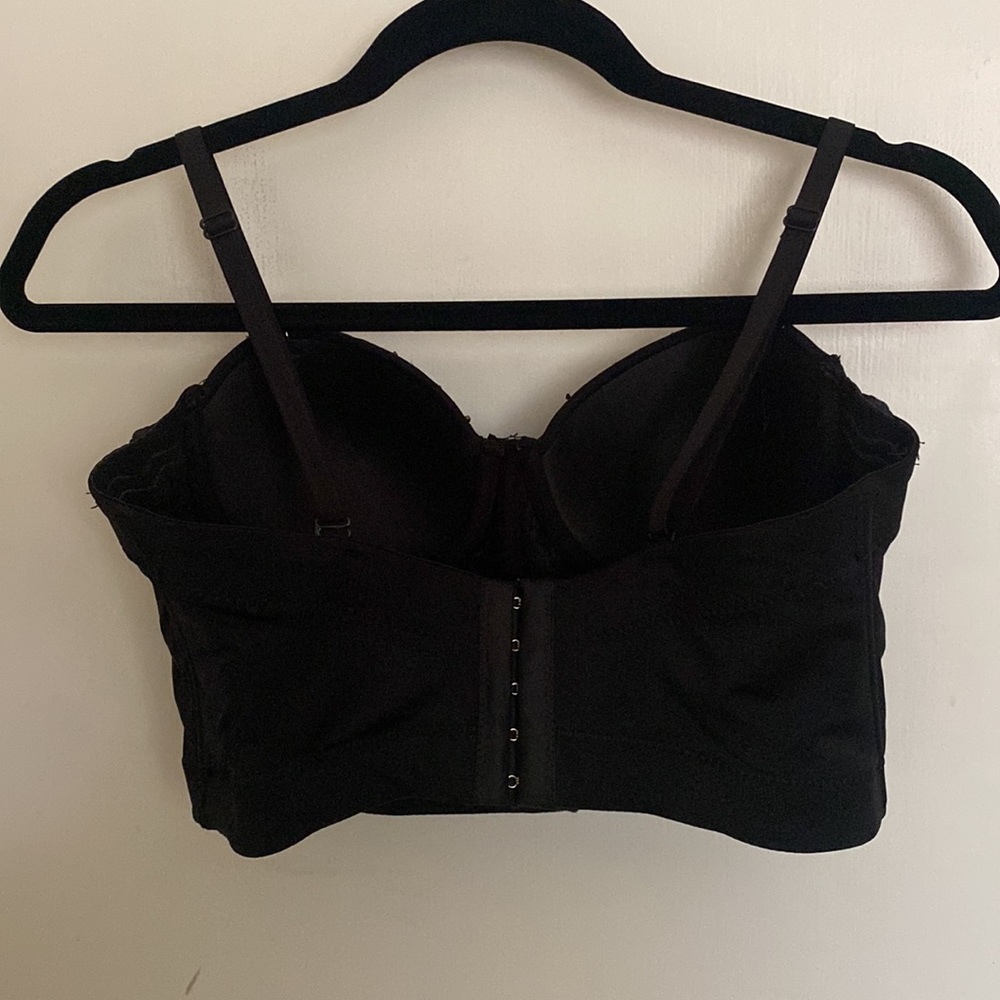 Glamour Rhinestone Bustier Top - Picture 2 of 2